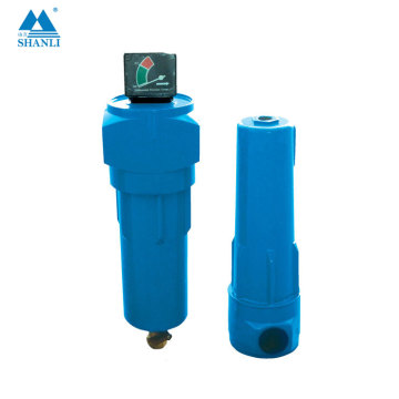 Fully stocked compressed air filter for desiccant air dryer